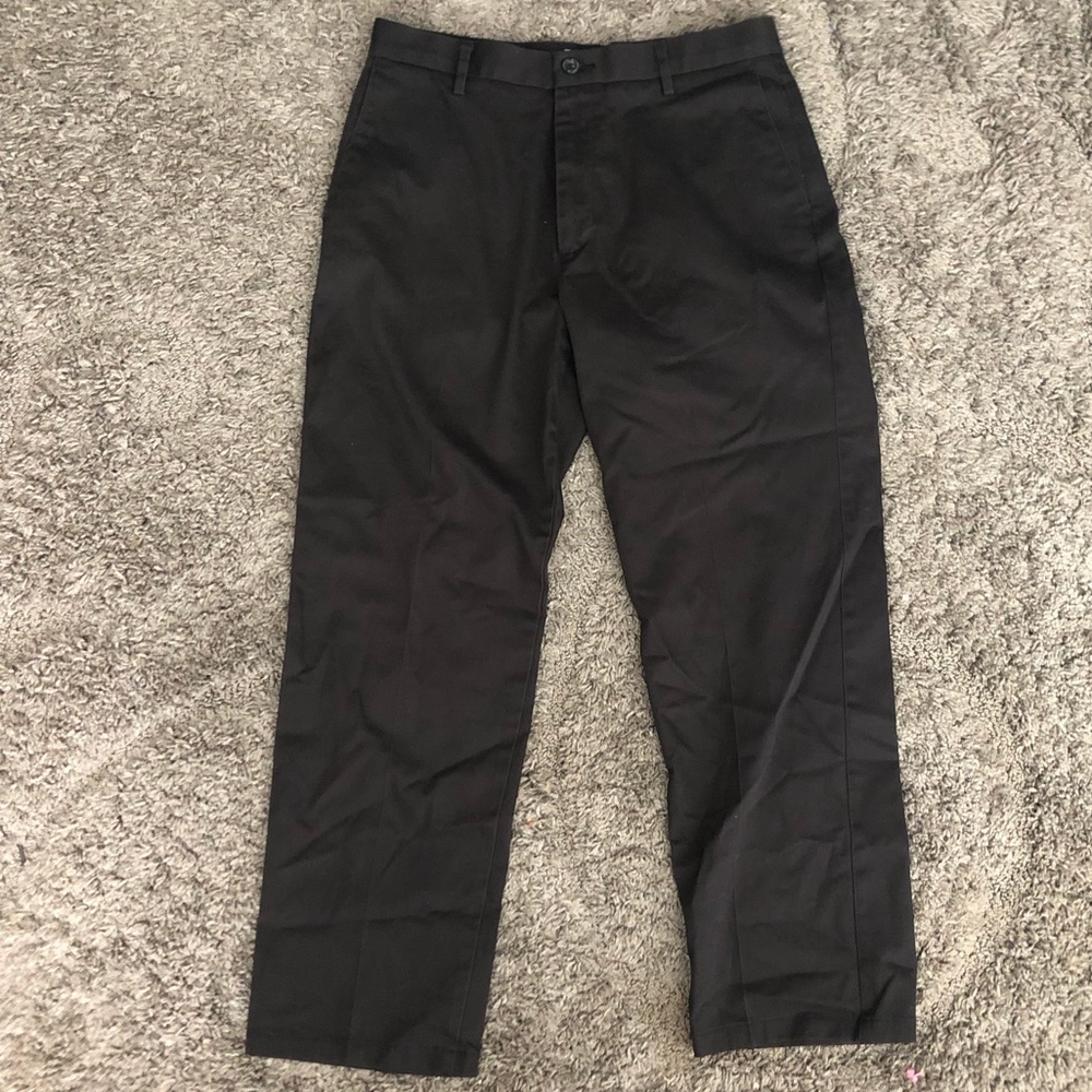Black Dockers Classic Fit Dress Pants Size 32W 30L